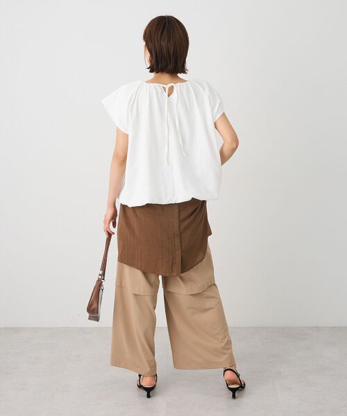 CRAFT STANDARD BOUTIQUE（クラフトスタンダードブティック）の「接触冷感/UVカット/速乾 トラックパンツ【ユニセックス】（その他パンツ・レディース・アイボリー/ブラック/カーキ/チャコールグレー/ベージュ/ネイビー・S/M/L）」の13枚目の写真