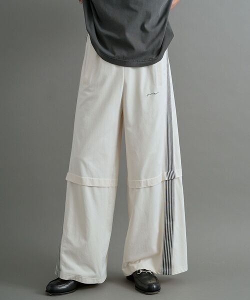 CRAFT STANDARD BOUTIQUE（クラフトスタンダードブティック）の「接触冷感/UVカット/速乾 トラックパンツ【ユニセックス】（その他パンツ・レディース・アイボリー/ブラック/カーキ/チャコールグレー/ベージュ/ネイビー・S/M/L）」の18枚目の写真