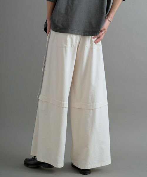 CRAFT STANDARD BOUTIQUE（クラフトスタンダードブティック）の「接触冷感/UVカット/速乾 トラックパンツ【ユニセックス】（その他パンツ・レディース・アイボリー/ブラック/カーキ/チャコールグレー/ベージュ/ネイビー・S/M/L）」の20枚目の写真