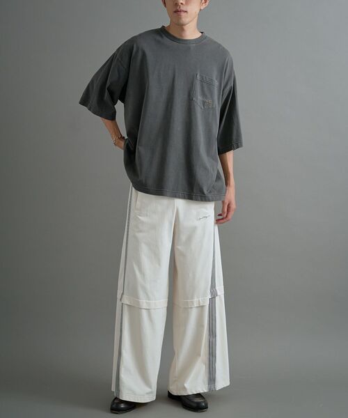 CRAFT STANDARD BOUTIQUE（クラフトスタンダードブティック）の「接触冷感/UVカット/速乾 トラックパンツ【ユニセックス】（その他パンツ・レディース・アイボリー/ブラック/カーキ/チャコールグレー/ベージュ/ネイビー・S/M/L）」の21枚目の写真