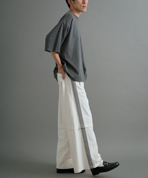 CRAFT STANDARD BOUTIQUE（クラフトスタンダードブティック）の「接触冷感/UVカット/速乾 トラックパンツ【ユニセックス】（その他パンツ・レディース・アイボリー/ブラック/カーキ/チャコールグレー/ベージュ/ネイビー・S/M/L）」の22枚目の写真