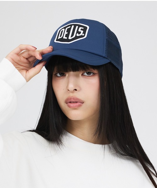 DEUS EX MACHINA(デウスエクスマキナ)の「【Deus Ex Machina/デウスエクスマキナ】Baylands Trucker/メッシュキャップ /帽子/ キャップ /ユニセックス【WEB限定】(キャップ・メンズ・ブラック系その他/ブルー系その他/ブラック/ネイビー/グリーン・フリー)」の4枚目の写真