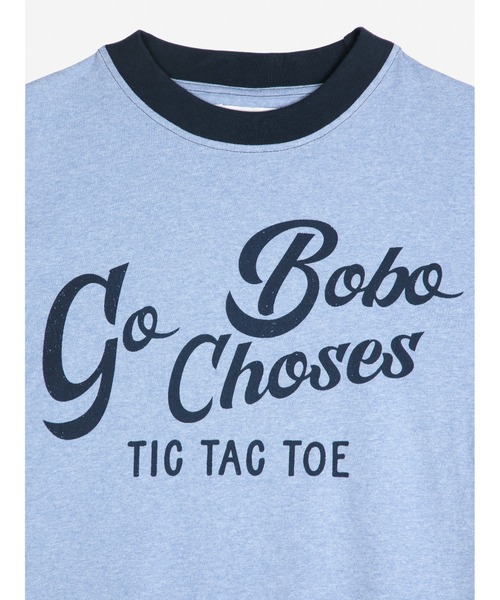 BOBO CHOSES(ボボショーズ)の「Go Bobo fitted T-shirt(Tシャツ/カットソー・レディース・ライトブルー・S/M/XL/L/XS)」の3枚目の写真
