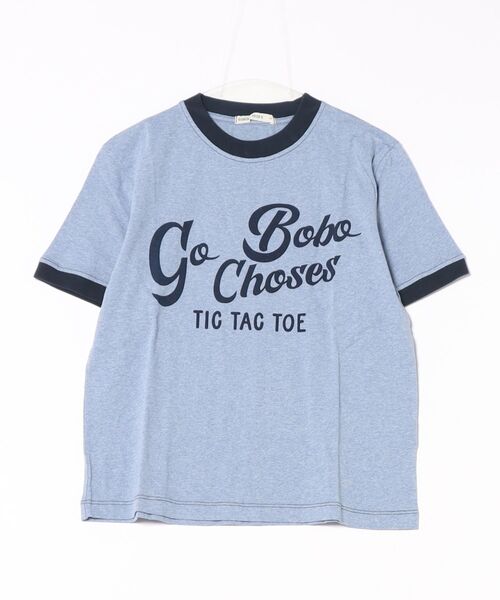 BOBO CHOSES(ボボショーズ)の「Go Bobo fitted T-shirt(Tシャツ/カットソー・レディース・ライトブルー・S/M/XL/L/XS)」の6枚目の写真