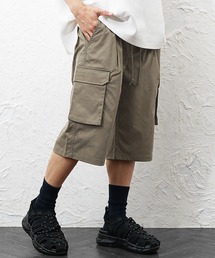 【MinoriTY】ストレッチリラックスカーゴハーフパンツ メンズ 夏服