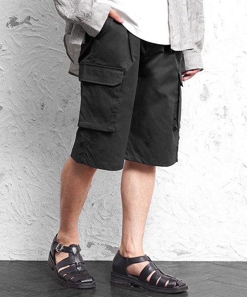 MinoriTY（マイノリティ）の「【MinoriTY】ストレッチリラックスカーゴハーフパンツ メンズ 夏服（その他パンツ・メンズ・ブラウン/オリーブ/ブラック・LL/L/M）」の10枚目の写真