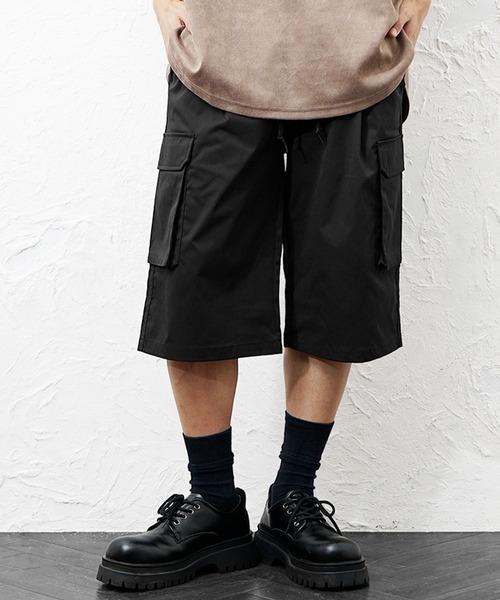 MinoriTY(マイノリティ)の「【MinoriTY】ストレッチリラックスカーゴハーフパンツ メンズ 夏服(その他パンツ・メンズ・ブラウン/オリーブ/ブラック・LL/L/M)」の13枚目の写真