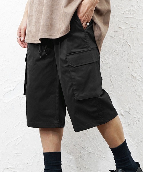 MinoriTY(マイノリティ)の「【MinoriTY】ストレッチリラックスカーゴハーフパンツ メンズ 夏服(その他パンツ・メンズ・ブラウン/オリーブ/ブラック・LL/L/M)」の14枚目の写真