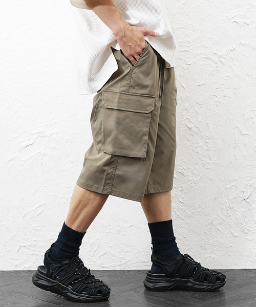 MinoriTY(マイノリティ)の「【MinoriTY】ストレッチリラックスカーゴハーフパンツ メンズ 夏服(その他パンツ・メンズ・ブラウン/オリーブ/ブラック・LL/L/M)」の16枚目の写真