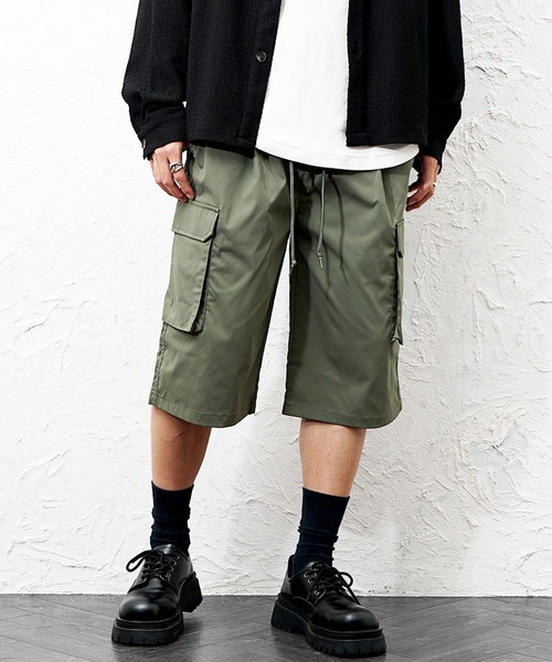 MinoriTY(マイノリティ)の「【MinoriTY】ストレッチリラックスカーゴハーフパンツ メンズ 夏服(その他パンツ・メンズ・ブラウン/オリーブ/ブラック・LL/L/M)」の20枚目の写真