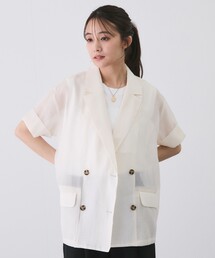 JAYRO - 新品　未使用　ジャイロ　JAYRO ジャケット　腰ベルト　グレー　水色 JAYRO - 新品 未使用 ジャイロ JAYRO ジャケット 腰ベルト