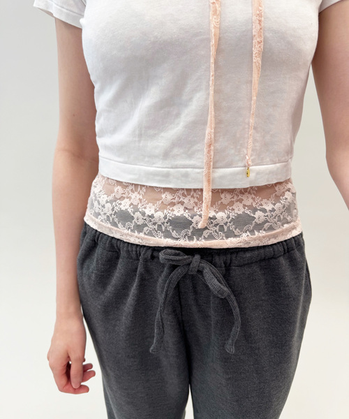 Foundry Mews for LULU】lace tops（Tシャツ/カットソー）｜EDIT