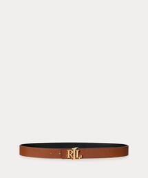 LAUREN RALPH LAUREN ☆ ゼブラプリント ウッドバックル ベルト ゼブラプリント ウッドバックル ワイド ベルト（ベルト