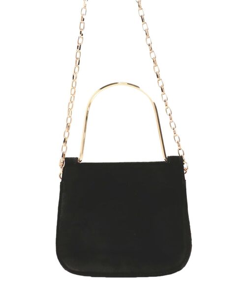 dazzlin（ダズリン）の「【キャセリーニ】Metal handle minibag（ハンドバッグ・レディース・ブラウン/ブラック・FREE）」の5枚目の写真