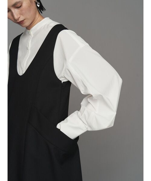 UN3D. VEST LIKE White レア！！ UN3D.（アンスリード）の「ルーズニットベスト（ベスト）」 - WEAR