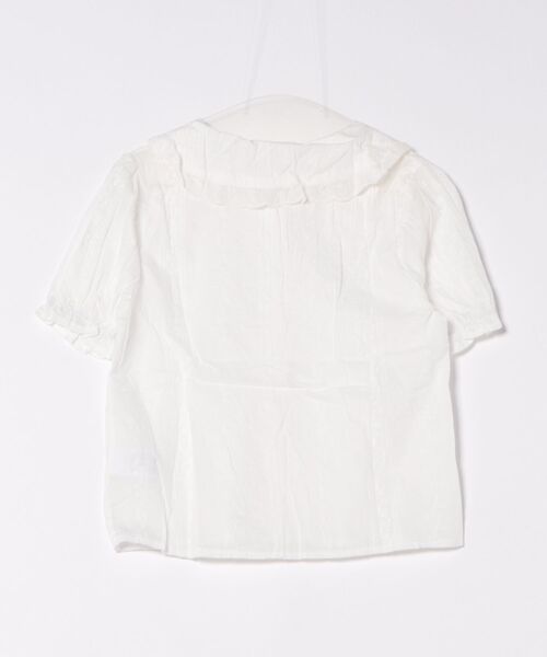 frunco（フランコ）の「【ZOZO限定】襟付きローズボタンブラウス（シャツ/ブラウス・レディース・ホワイト・MEDIUM）」の9枚目の写真