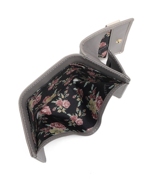 dazzlin（ダズリン）の「【dazzlin/ダズリン】バレッタリボン　三つ折りミニ財布（財布・レディース・ブラック/グレー/ダークブラウン/ブラック×ホワイト/ミント/ベージュ/ピンク・FREE）」の8枚目の写真