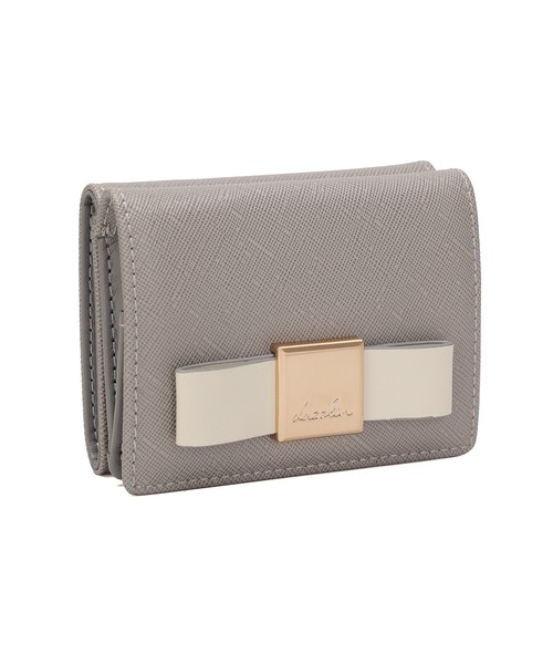 dazzlin（ダズリン）の「【dazzlin/ダズリン】バレッタリボン　三つ折りミニ財布（財布・レディース・ブラック/グレー/ダークブラウン/ブラック×ホワイト/ミント/ベージュ/ピンク・FREE）」の20枚目の写真