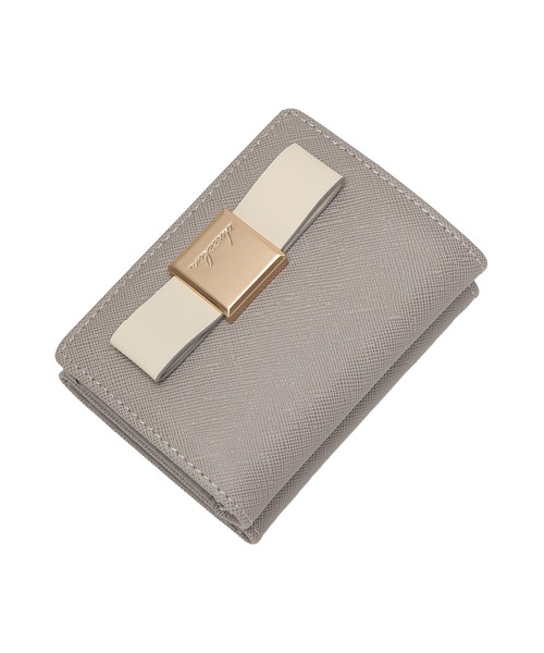 dazzlin（ダズリン）の「【dazzlin/ダズリン】バレッタリボン　三つ折りミニ財布（財布・レディース・ブラック/グレー/ダークブラウン/ブラック×ホワイト/ミント/ベージュ/ピンク・FREE）」の21枚目の写真