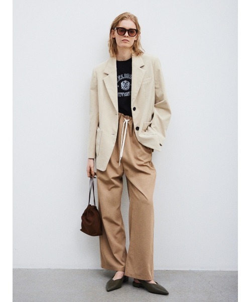 セットアップ対応】コーデュロイパッチポケットシングルジャケット