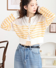 【SOV.】 ボレロ 半袖 シルク100% オレンジ系 リボン ショート丈 SOV.】 ボレロ 半袖 シルク100% オレンジ系 リボン ショート丈