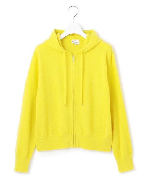 ピュアカシミヤ ジップアップ ニット パーカー（パーカー）｜23区