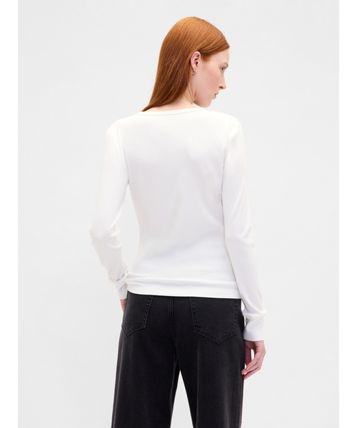 セール】モダンリブ ヘンリーネックTシャツ（Tシャツ/カットソー