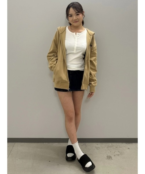 セール】モダンリブ ヘンリーネックTシャツ（Tシャツ/カットソー