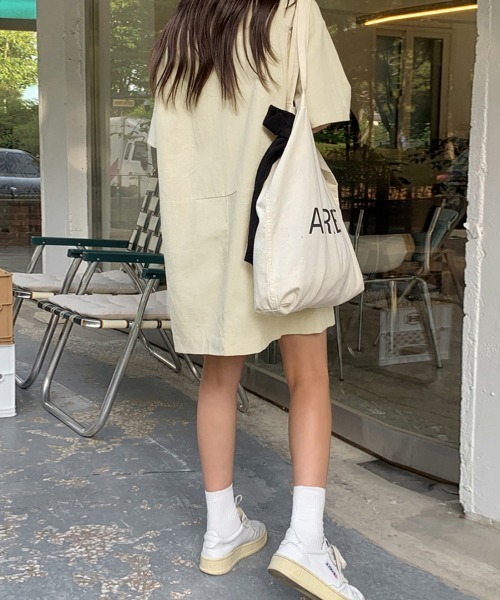 ReRe(リリ)の「シャツワンピース(シャツワンピース・レディース・ブルー系その他/ブラック/パープル/パープル系その他/ベージュ系その他/ブラック系その他/ブルー/ベージュ・FREE)」の19枚目の写真
