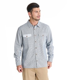 BILLABONG メンズ 24A053504-AUSTIN GARAGE LS 長袖シャツ 【2025年秋冬モデル】/ビラボン胸ポケットコーデュロイ長袖シャツ