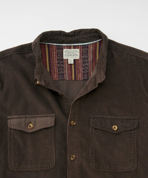 BILLABONG(ビラボン)の「BILLABONG メンズ 24A053504-AUSTIN GARAGE LS 長袖シャツ 【2025年秋冬モデル】/ビラボン胸ポケットコーデュロイ長袖シャツ(シャツ/ブラウス・メンズ・チョコ/ブルー系その他・X-LARGE/MEDIUM/LARGE)」の8枚目の写真