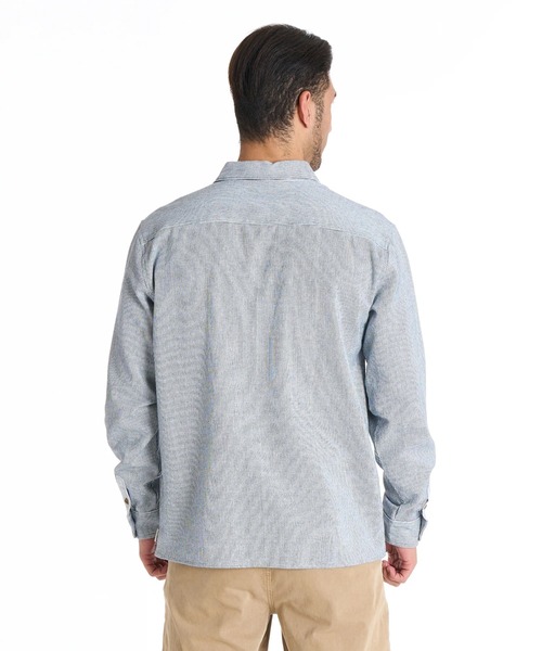 BILLABONG(ビラボン)の「BILLABONG メンズ 24A053504-AUSTIN GARAGE LS 長袖シャツ 【2025年秋冬モデル】/ビラボン胸ポケットコーデュロイ長袖シャツ(シャツ/ブラウス・メンズ・チョコ/ブルー系その他・X-LARGE/MEDIUM/LARGE)」の9枚目の写真