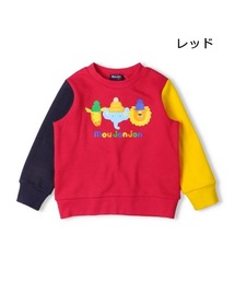 moujonjon（ムージョンジョン）の「【爆温】動物プリント配色裏起毛トレーナー（スウェット）」