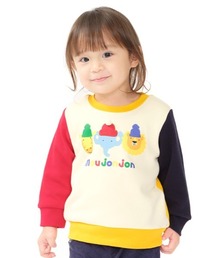 moujonjon（ムージョンジョン）の「【爆温】動物プリント配色裏起毛トレーナー（スウェット）」