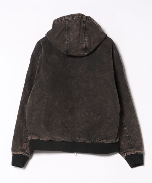 UNIVERSAL OVERALL(ユニバーサルオーバーオール)の「UNIVERSAL OVERALL / HOODIE JACKET / U2531425(ブルゾン・レディース・ブラック/キャメル・X-LARGE/LARGE)」の3枚目の写真