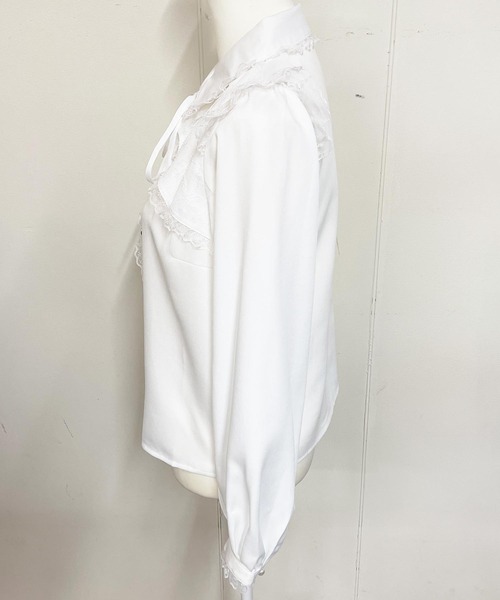 MA*RS（アメーバーマーズ）の「レース付きボレロ風ブラウス（Tシャツ/カットソー・レディース・ブラック/ホワイト・FREE）」の5枚目の写真