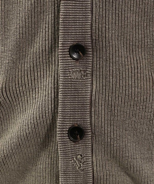 BAYFLOW(ベイフロー)の「フェードニットカーディガン(カーディガン/ボレロ・メンズ・ベージュ/ブルー/チャコール・MEDIUM/LARGE)」の12枚目の写真