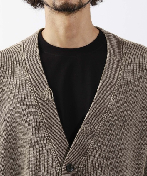 BAYFLOW(ベイフロー)の「フェードニットカーディガン(カーディガン/ボレロ・メンズ・ベージュ/ブルー/チャコール・MEDIUM/LARGE)」の21枚目の写真