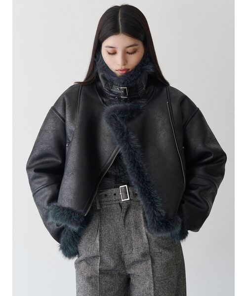 UGGフェイクムートンコートXSサイズ フェイクファー ロングコート Koko Oversized Faux Fur Coat
