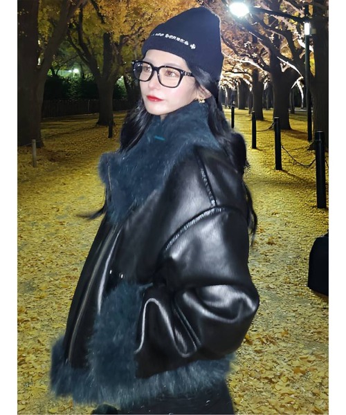 MURUA（ムルーア）の「アンイーブンショートフェイクムートン