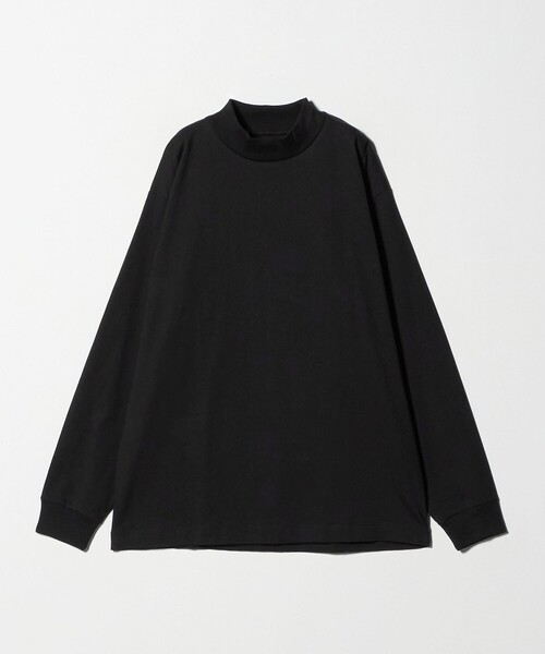 LONG FIBER COTTON クリア モックネック 長袖 Tシャツ（Tシャツ