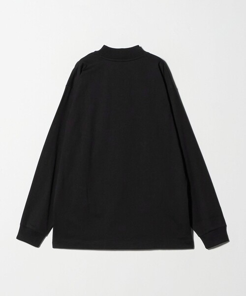 LONG FIBER COTTON クリア モックネック 長袖 Tシャツ（Tシャツ