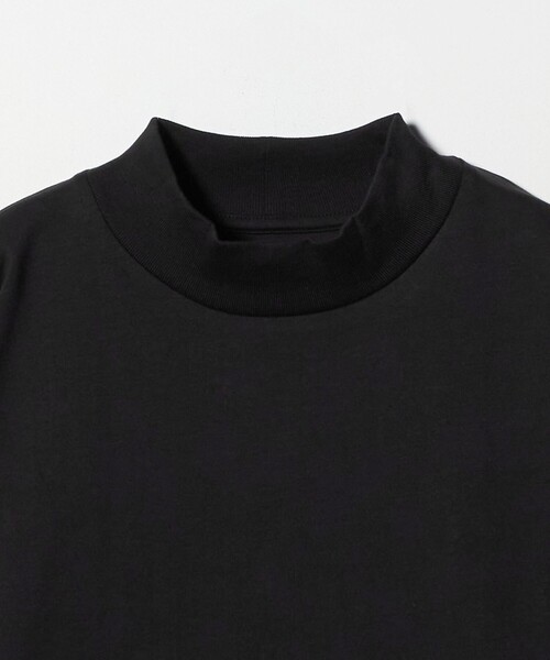 LONG FIBER COTTON クリア モックネック 長袖 Tシャツ（Tシャツ