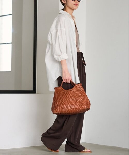 FRAMeWORK（フレームワーク）の「≪追加≫コットンレギュラーカラーシャツ（シャツ/ブラウス・レディース・ダークブルー/ホワイト/スカイブルー・FREE）」の5枚目の写真