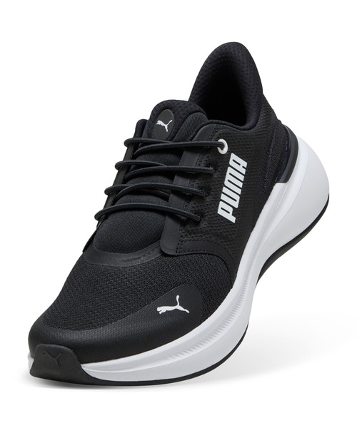 PUMA(プーマ)の「PUMA プーマ ユニセックス ソフトライド EXO シフト ランニングシューズ(スニーカー・メンズ・ホワイト×ブラック/ブラック×グレー/ブラック×ホワイト/ホワイト系その他・24.5cm/24.0cm/25.5cm/25.0cm/22.5cm/22.0cm/23.5cm/23.0cm/26.0cm/29.0cm/28.5cm/30.0cm/29.5cm/27.0cm/26.5cm/28.0cm/27.5cm)」の9枚目の写真