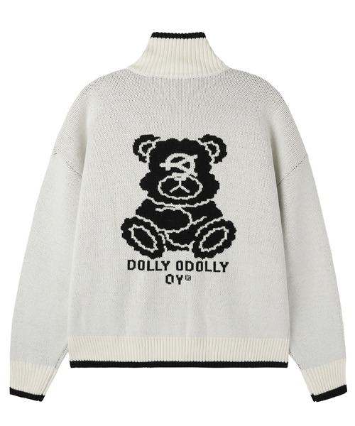 OY/オーワイ』DOLLY KNIT ZIP UP/ドリー ニットジップアップ（ニット