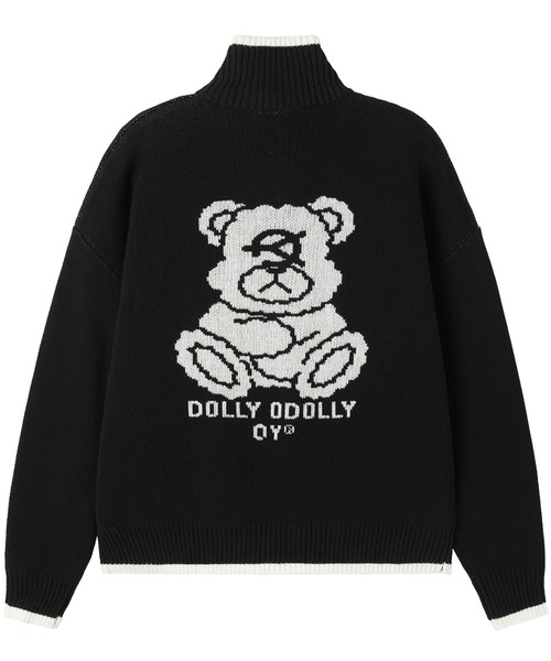 OY/オーワイ』DOLLY KNIT ZIP UP/ドリー ニットジップアップ（ニット
