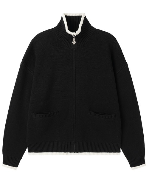 OY/オーワイ』DOLLY KNIT ZIP UP/ドリー ニットジップアップ（ニット