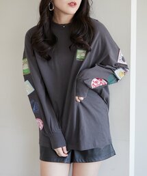 【リバイバル】袖ワッペンロンT