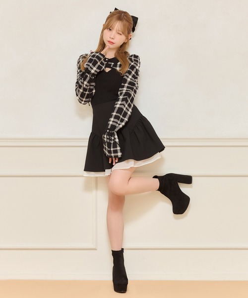 apres jour アプレジュール 袖リボンニットアンサンブル 袖リボンニットアンサンブル（ニット/セーター）｜apres jour（アプレ